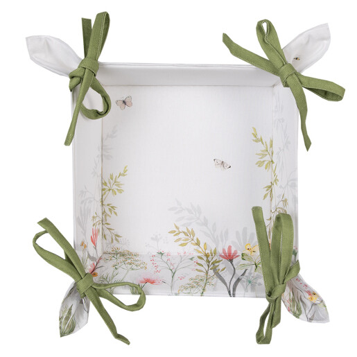 Cos paine bumbac multicolor Summer 35x35x8 cm