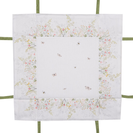 Cos paine bumbac multicolor Summer 35x35x8 cm
