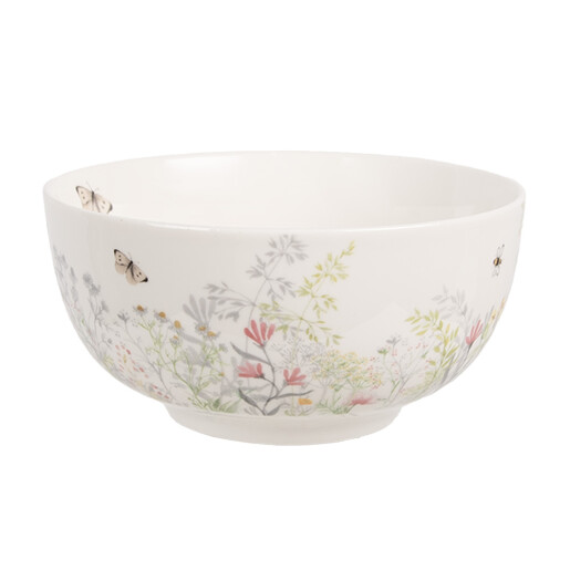 Set 2 boluri portelan multicolor Summer 14x7 cm, 500 ml