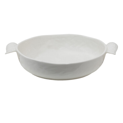 Bol ceramica alba 27x22x5 cm