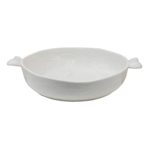 Bol ceramica alba 27x22x5 cm