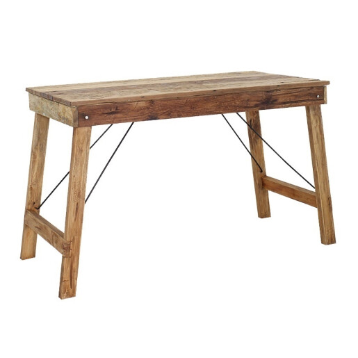 Masa pliabila lemn masiv maro  125 x 65 x 80 cm