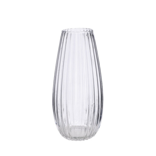 Vaza flori sticla transparenta Nellie 15 x 37 cm