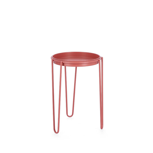 Suport ghiveci flori otel rosu Madelyn 28.5x40 cm