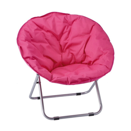 Fotoliu terasa, gradina pliabil fier gri textil roz 77 x 75 x 74,5 cm