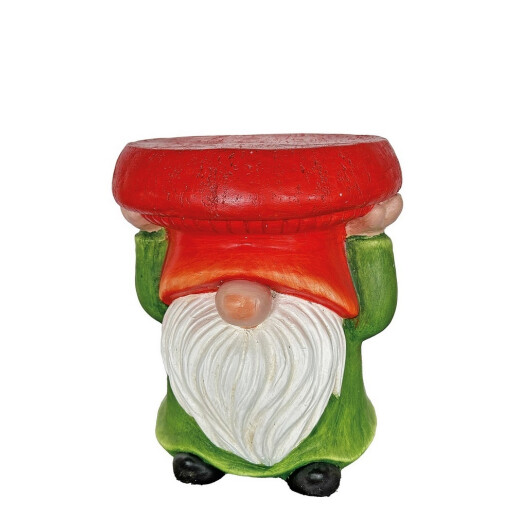 Masuta, suport ghiveci flori magnezie multicolora Gnom 30 x 34,5 cm