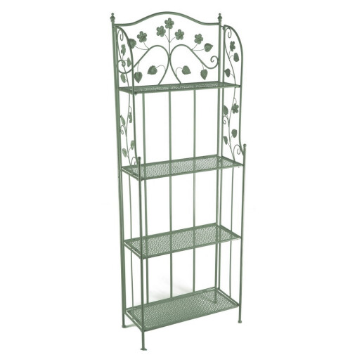 Raft pardoseala 4 polite fier verde 60 x 27 x165 cm