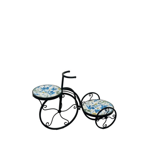 Suport ghivece flori Bicicleta fier ceramica 62,5 x 26,5 x 43 cm