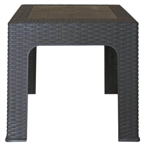 Masuta gradina plastic maro, Zama 42x42x42 cm