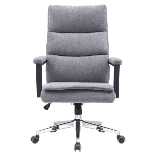 Scaun birou gri crom Zavier 65x72x104/110 cm