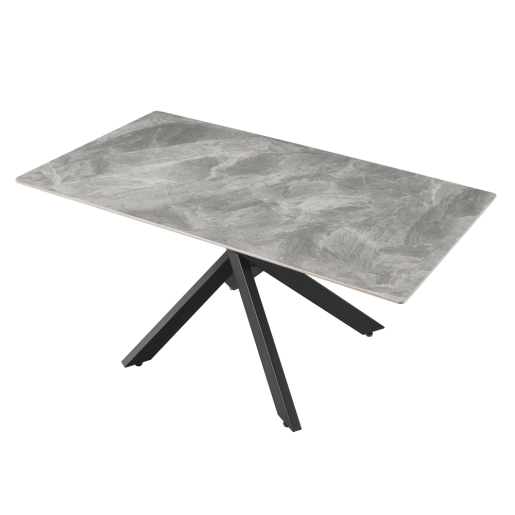Masa dining gri neagra  Zenos 160x90x75 cm