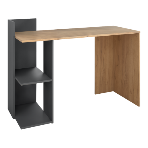 Birou stejar stejar craft auriu grafit Zino 120x52x87,5 cm