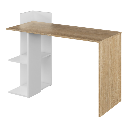 Birou stejar sonoma alb Zino 120x52x87,5 cm