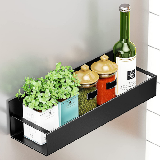 Set 4 polite otel negru Zober 2 x 27x8,5x7,5 cm, 2 x 29,5x9,5x7,5 cm