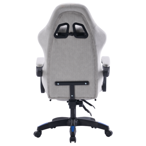 Scaun birou, gaming gri albastru Zodia 63x62x113-123 cm