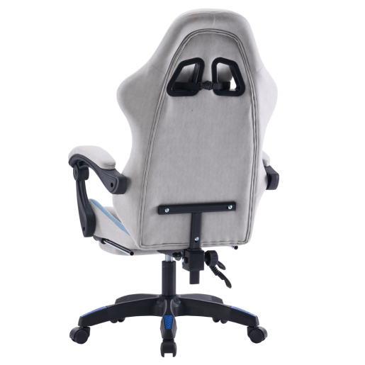 Scaun birou, gaming gri albastru Zodia 63x62x113-123 cm