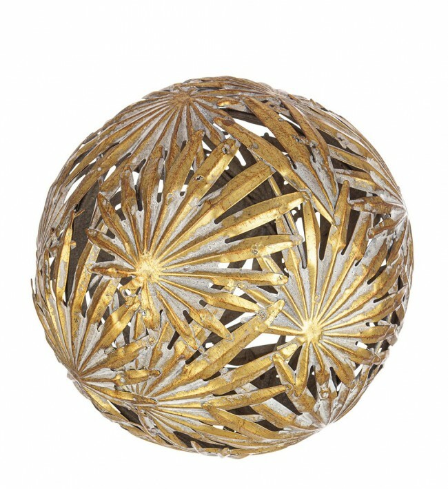 Sfere Decorative In Metallo – Premier Housewares – Oro Rosa, Argento E Oro – Set Da 3 – 8 Cm - 2