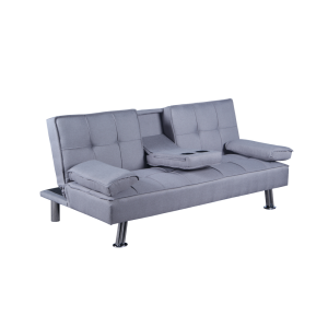 Canapea extensibila gri Goldia 167x86x76 cm