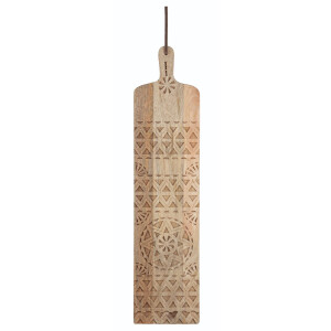 Decoratiune perete lemn maro Timber 21x1.5x90h