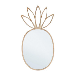 Oglinda perete ratan natur Mozambico Ananas 42x1,5x82h