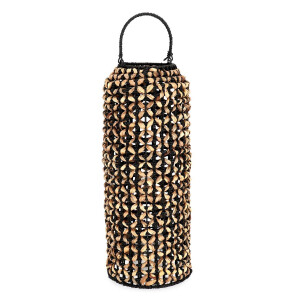Felinar natur negru Guatemala Ø24x60h