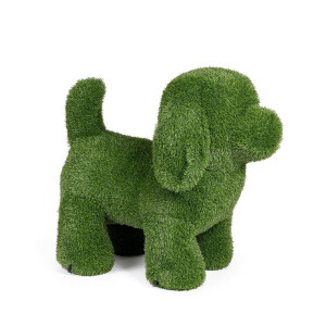 Figurina Catelus iarba artificiala verde 80x45x73h