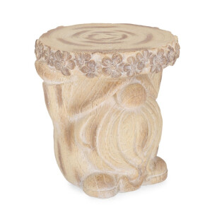 Suport ghiveci flori ceramica maro Gnom Ø30x30h