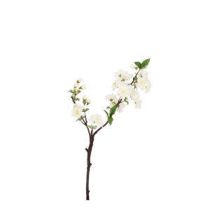 Set 24 flori artificiale maro albe 18x18x48h