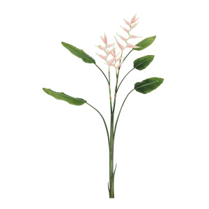 Set 4 plante artificiale verzi roz 43x12x172 cm