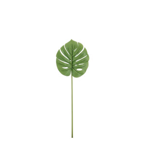 Set 48 frunze artificiale verzi Philodendron 77h