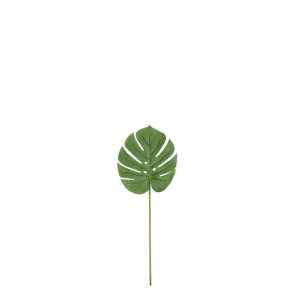 Set 72 frunze artificiale verzi Philodendron 62h