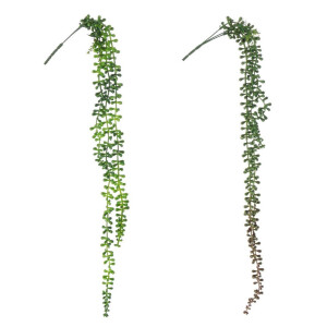 Set 2 plante artificiale verde Sempreverde 71 cm
