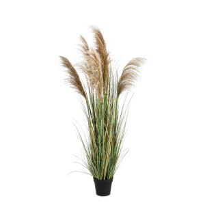 Pampas artificial in ghiveci 80x170 cm
