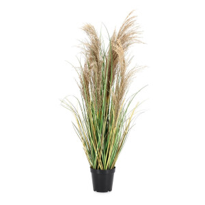 Pampas artificial in ghiveci 50x90 cm