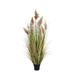 Pampas artificial in ghiveci 90x150 cm