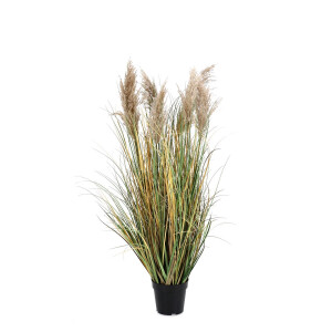 Pampas artificial in ghiveci 80x120 cm