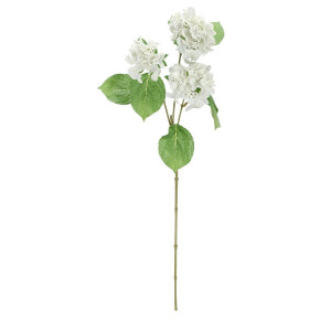 Set 3 Hortensii artificiale albe verzi 29x29x82h