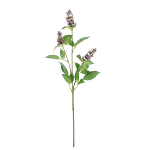 Set 24 flori artificiale violet verzi Patchouli 16x8x74h