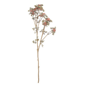Set 24 flori artificiale Berries roz 61h