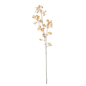 Set 12 flori artificiale Gypsophila portocalie 106h