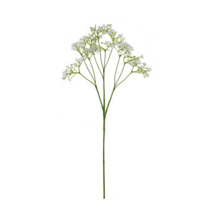 Set 3 flori artificiale Hazely albe verzi 20x15x70h