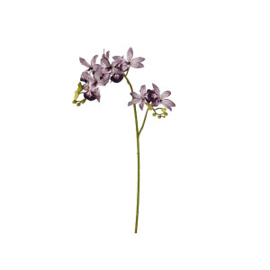 Set 4 Orhidee artificiale violet verzi 87h