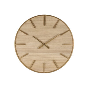 Ceas perete natur auriu Kylan 60x4.5 cm
