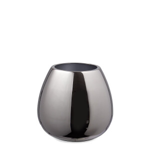 Vaza flori metal argintiu Mythri Ø19x18h