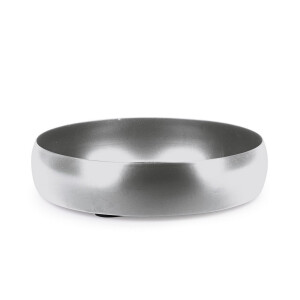 Tava decorativa metal argintiu Mythri Ø23x5h