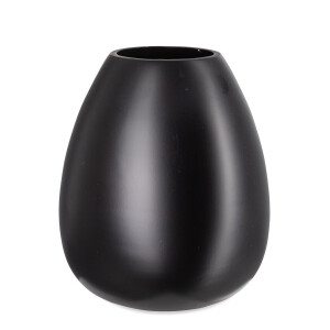 Vaza flori metal negru Mythri Ø20x24h
