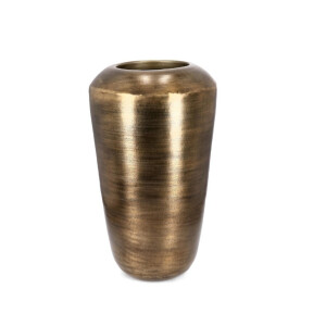 Vaza flori aluminiu auriu Nadu Ø53x89h