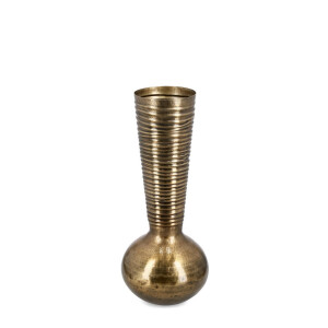 Vaza flori aluminiu auriu Noida Ø34x83h