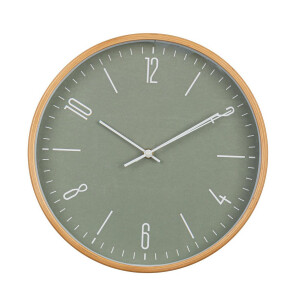 Ceas perete verde alb natur Clancy Ø32x4,5