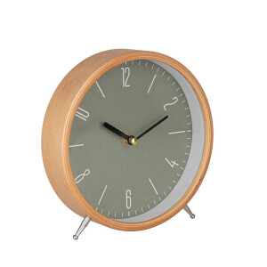 Ceas perete verde alb natur Clancy Ø18,5x4,5